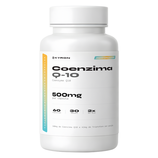 Coenzima Q10 Kyron 500mg + Triptofano 60 Cápsulas