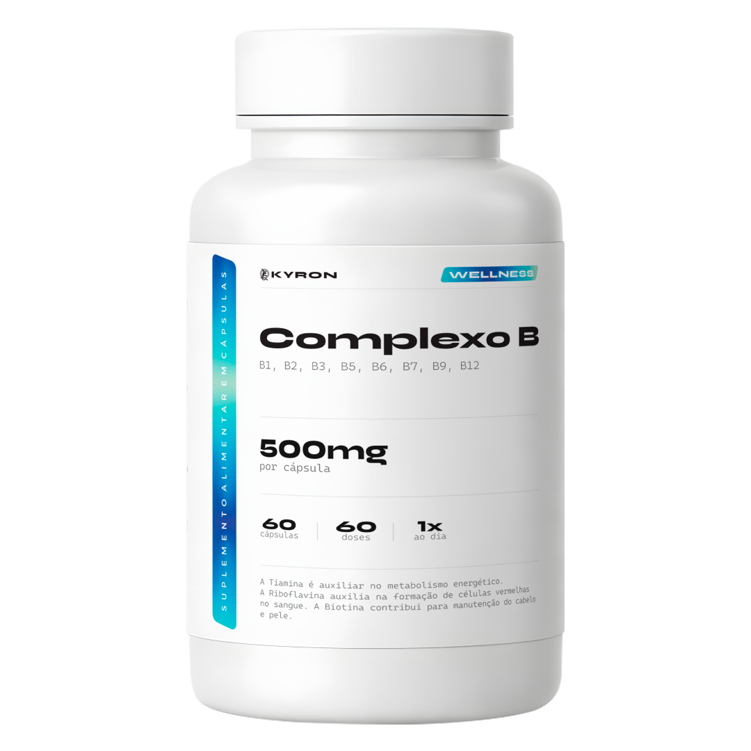 Complexo B Kyron 500mg (B1, B2, B3, B5, B6, B7, B9, B12)