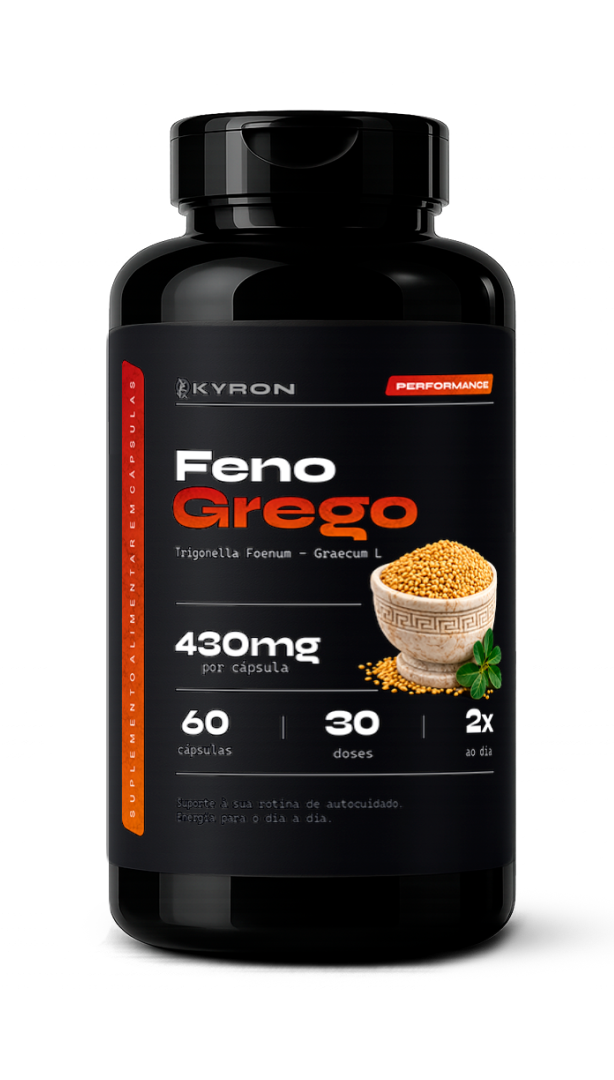 Feno Grego Kyron 430mg 60 Caps