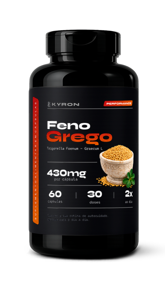 Feno Grego Kyron 430mg 60 Caps