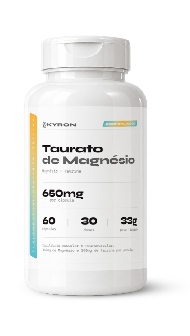 Taurato de Magnésio Kyron 650mg 60 Caps