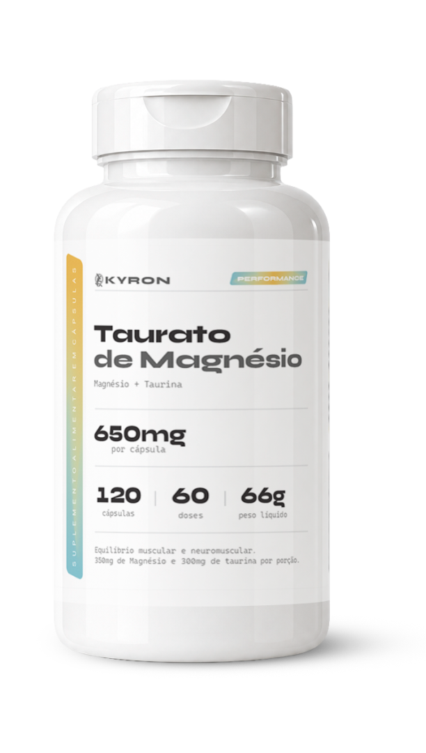 Taurato de Magnésio Kyron 650mg 120 Caps