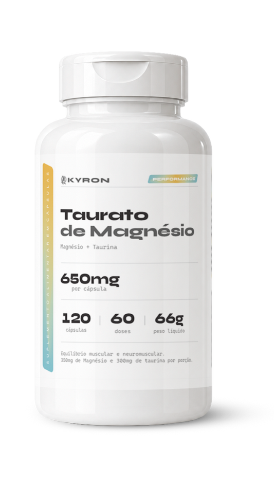 Taurato de Magnésio Kyron 650mg 120 Caps