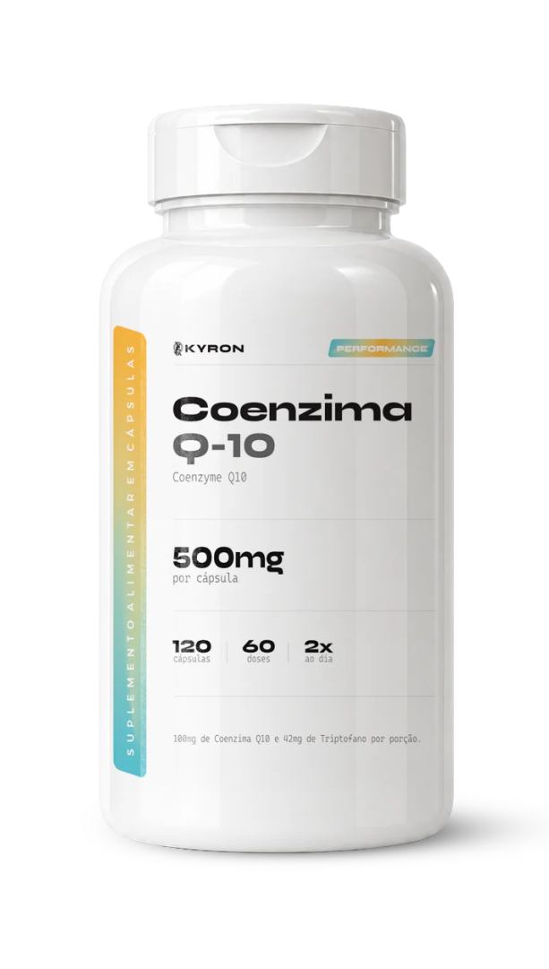 Coenzima Q10 Kyron 500mg + Triptofano 120 Cápsulas