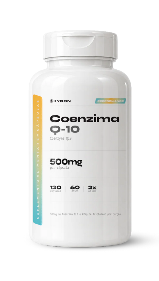 Coenzima Q10 Kyron 500mg + Triptofano 120 Cápsulas