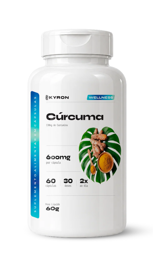 Cúrcuma 600mg Kyron 60 Caps