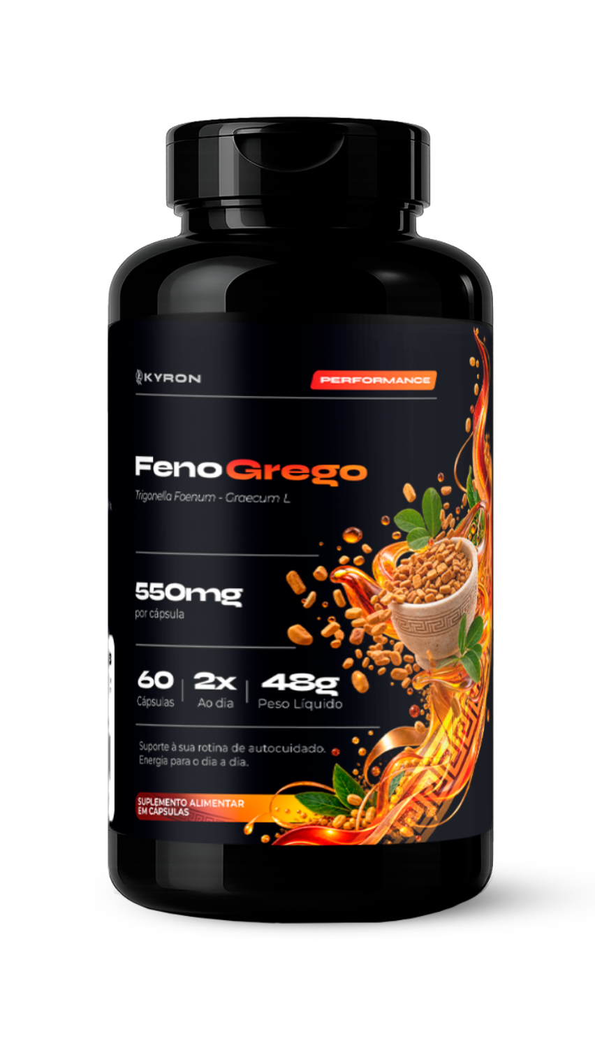 Feno Grego Kyron 430mg 60 Cápsulas