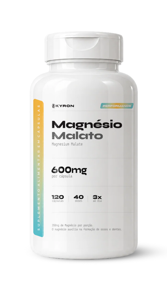 Magnésio Malato Kyron 600mg 120 Caps