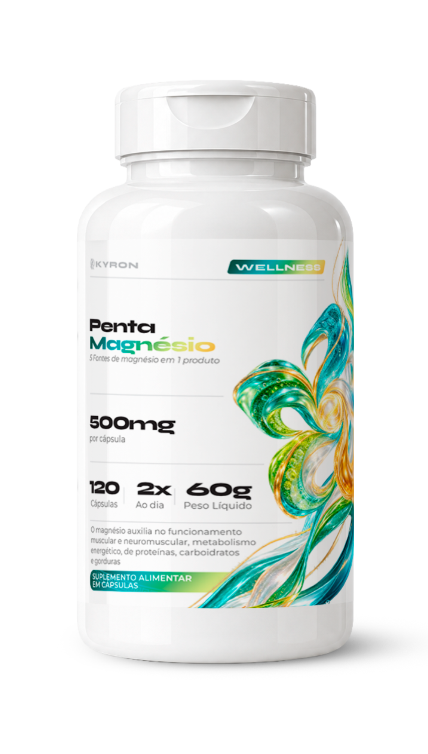 Penta Magnésio 500mg 120 Caps Kyron