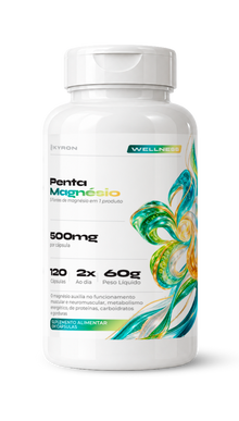 Penta Magnésio 500mg 120 Caps Kyron