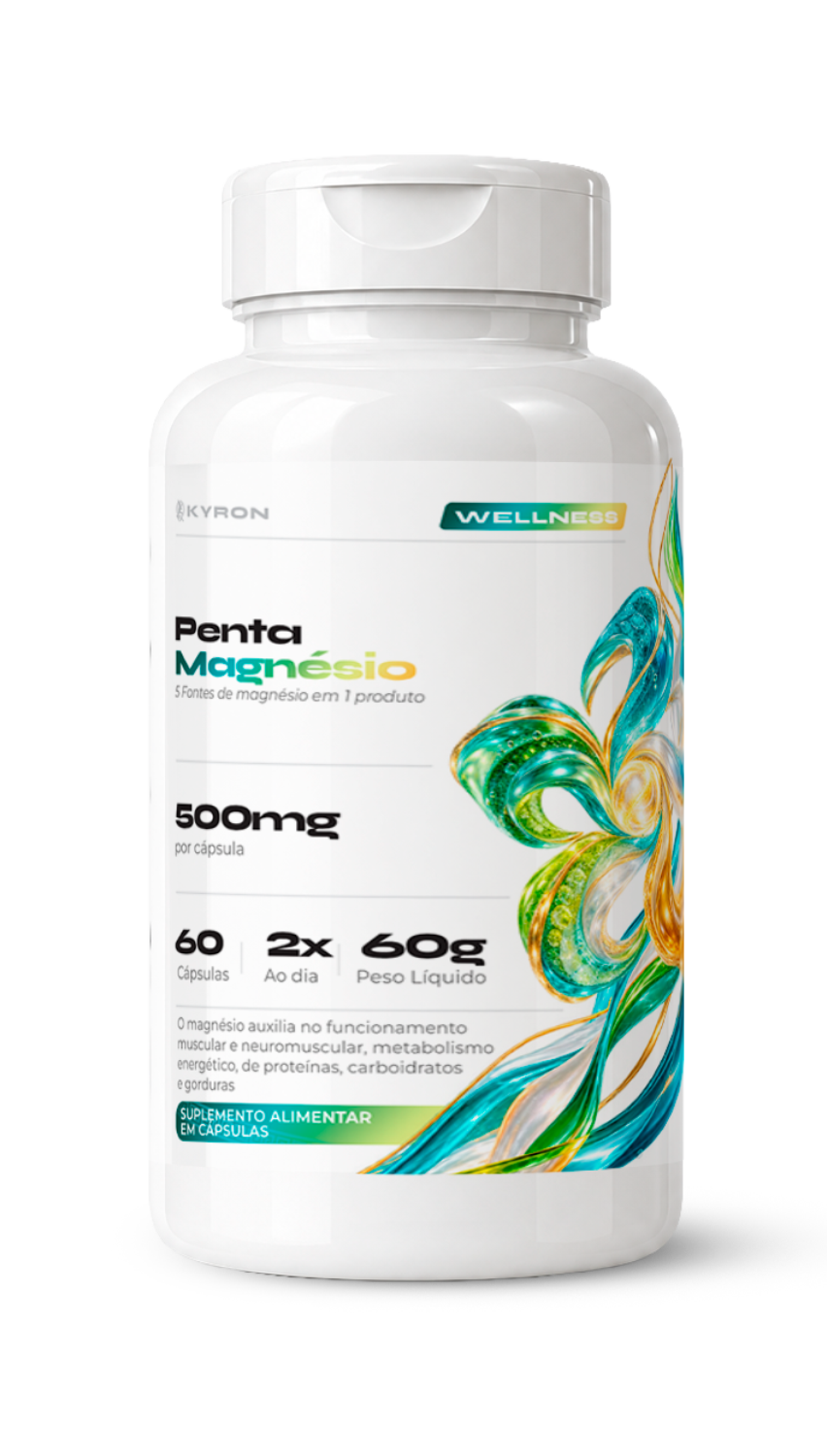 Penta Magnésio 500mg 60 Cápsulas